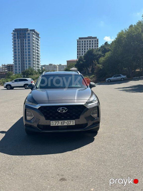 Hyundai Santa Fe, 2.0 L, 2019 il, 155 000 km — Avtomobillər, Bakı (8)