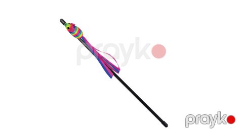 Pişiklər üçün oyuncaq Triol Siçan, rəngbərəng, 70/500 mm — Bakı