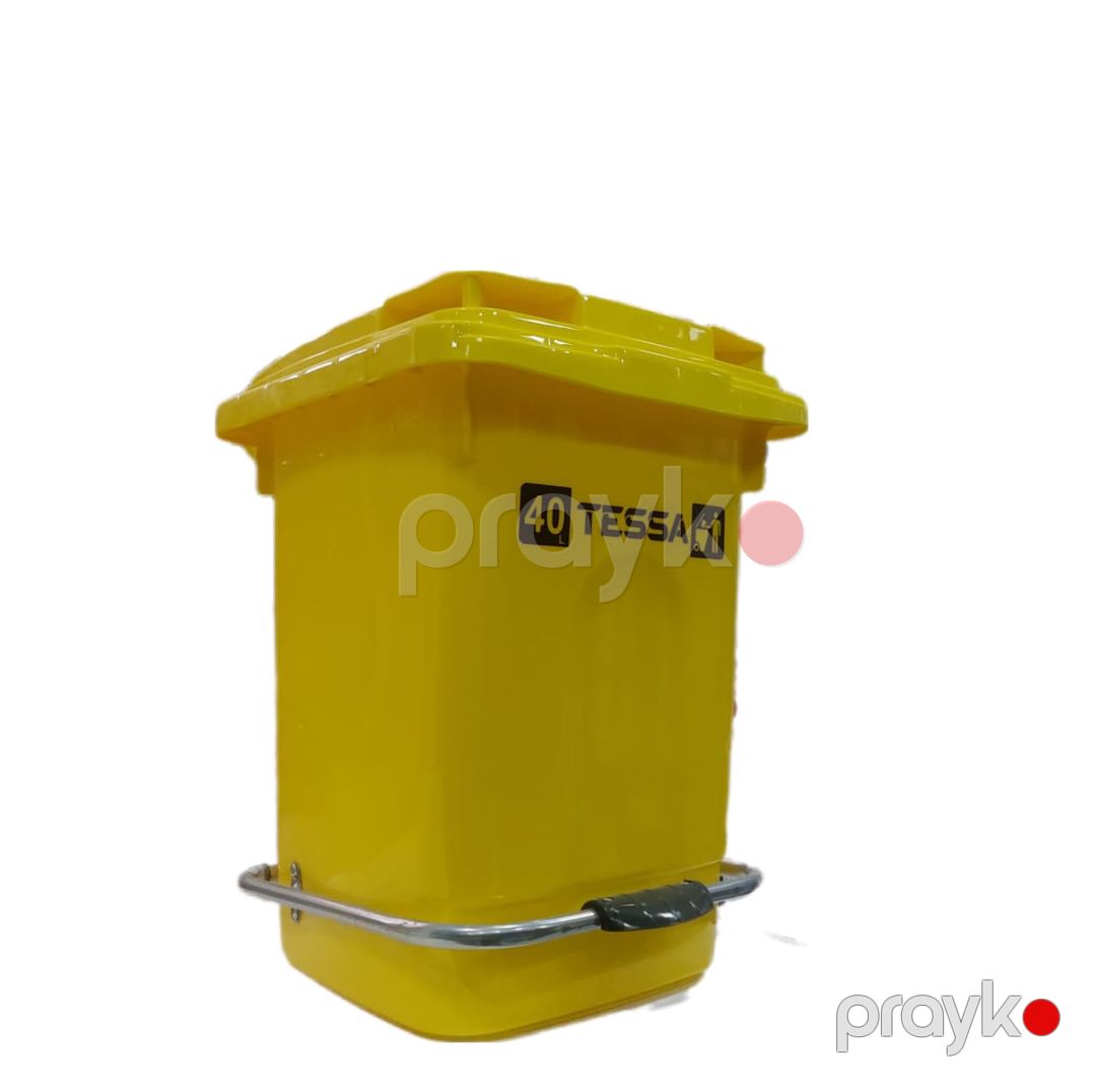 Zibil qabı Tessa, pedallı, sarı, 40 l — Mallar, Bakı (2)