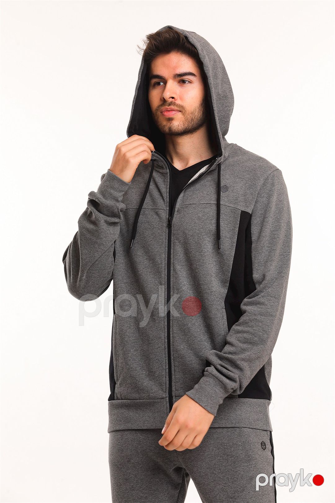 Kişilər üçün tolstovka Hammer Jack 602 T11-E, boz, pambıq/polyester, ölçü L — Mallar, Bakı (2)