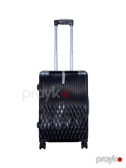 Çamadan Polikarbonat Qara S, 4 təkərli, 58x36x21 sm, 50 litr - baqajaz1131 — Bakı