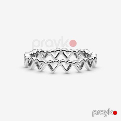 Qadınlar üçün gümüş üzük TT Silver PNK007-16, gümüşü — Bakı