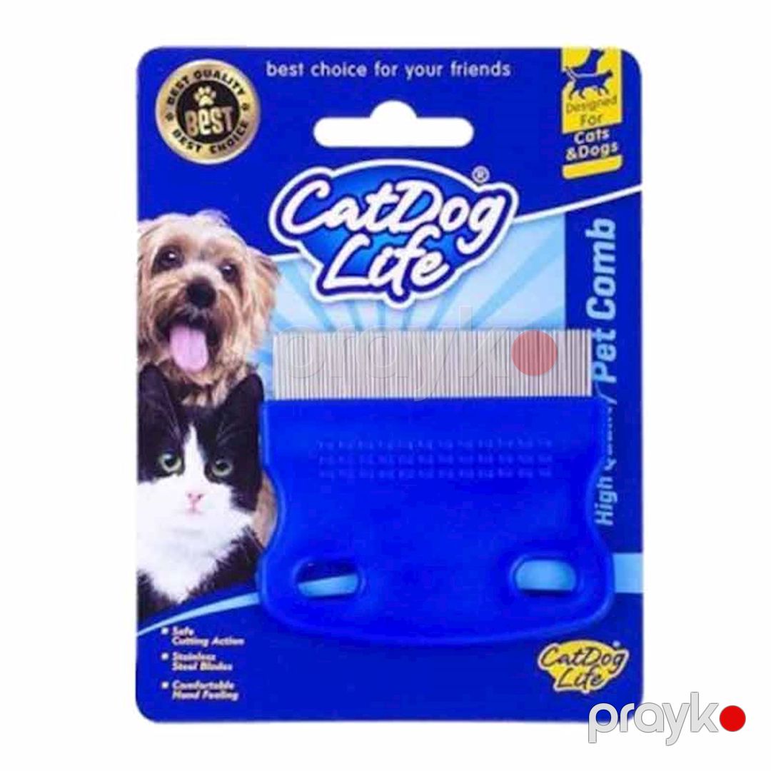 Bit və birələrin təmizlənməsi üçün daraq CatDog Life it və pişiklər üçün, 6x5.5 sm, məhsul çeşiddə — Mallar, Bakı (3)