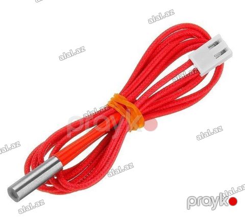 Creality 3D Printer 24V 40W 6 x 20 mm Paslanmayan Polad Qızdırıcı — Bakı