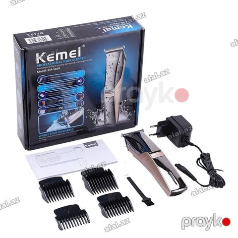 Taraş Aparatı Kemei 5018 Üz Saç Saqqal üçün 3/6/9/12mm Bütün — Bakı
