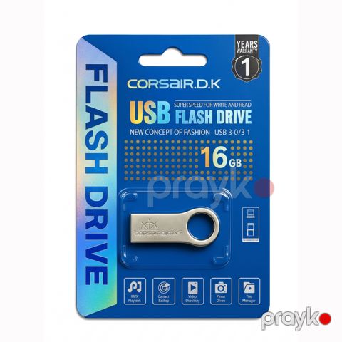 Corsair.D.K 16GB USB 3.0/3.1 Yüksək Sürətli Metal Flash Drive — Bakı