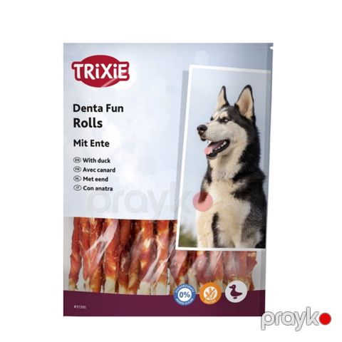 İtlər üçün qəlyanaltı Trixie Denta Fun Rolls, 240 q — Bakı
