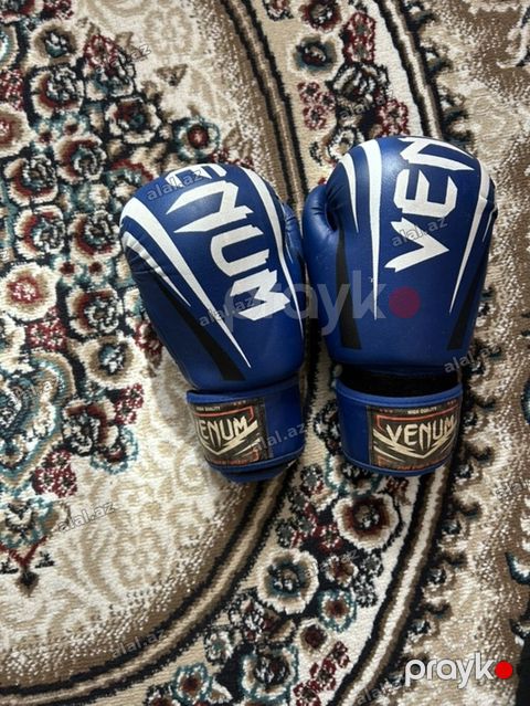 Boks/MMA qoruyucu dəst – mavi rəng - Adidas başlıq: başın ön, yan və — Bakı