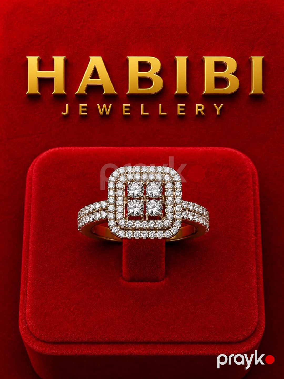 Qadın üzük Habibi Jewellery HJ429, qızıl 585 əyar — Mallar, Bakı