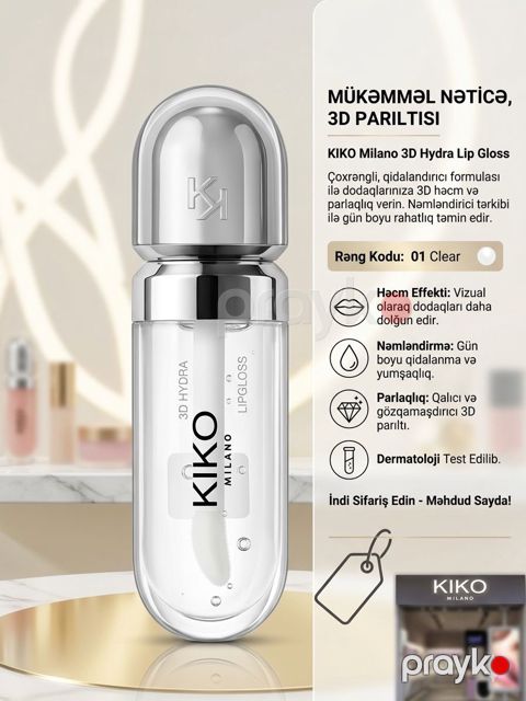 Maye dodaq boyası N-01, 6.5 ml — Bakı