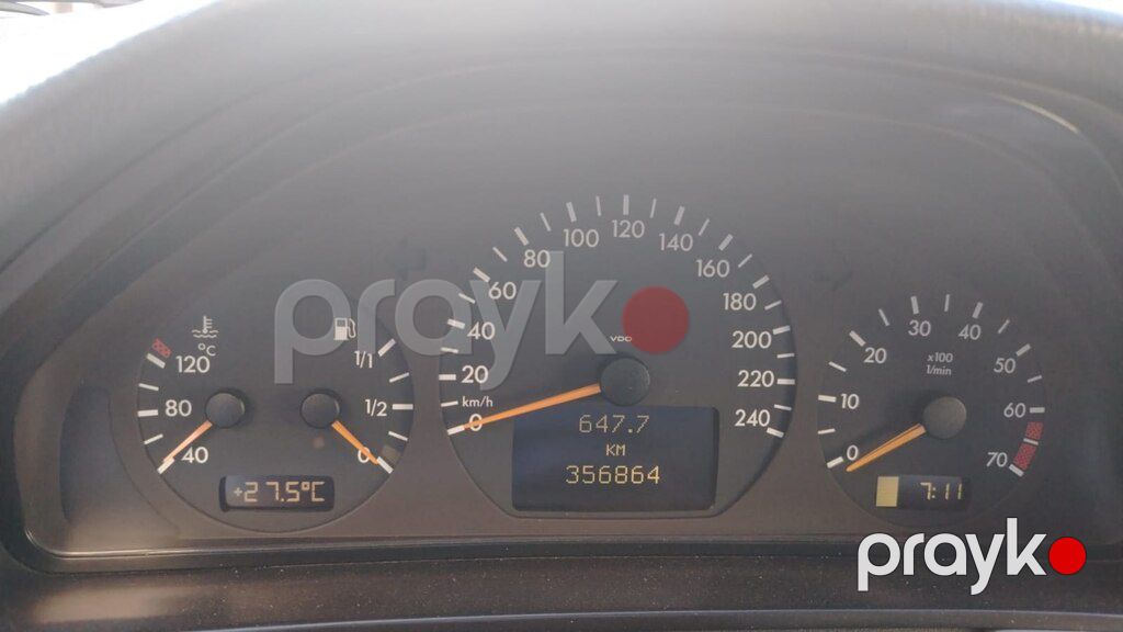 Mercedes E 240, 2.4 L, 1999 il, 356 864 km — Avtomobillər, Ağdaş (5)