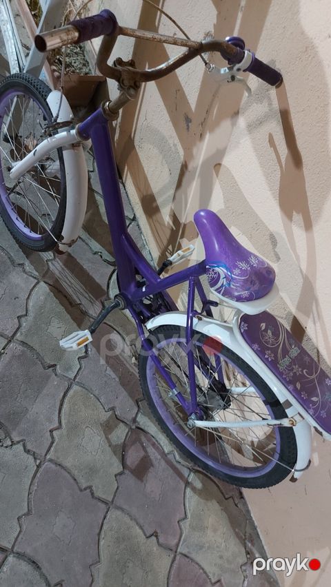 Uşaq velosipedi – bənövşəyi/ağ rəng kombinasiyası - Təxmini ölçü: 20" — Bakı