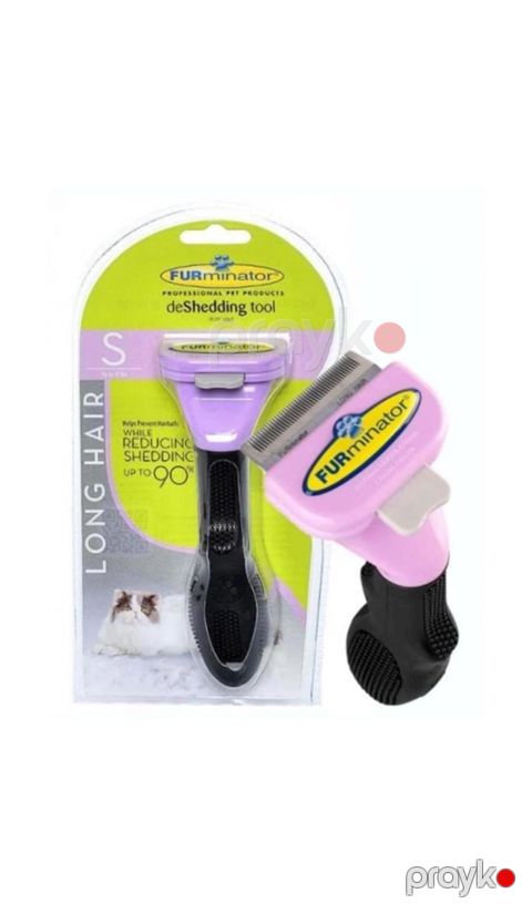 Furminator uzun tük pişiklər üçün Furminator S, bənövşəyi/qara — Bakı