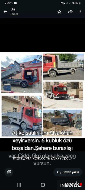 Söküntü,tullantı zibil daşıma xidməti — Bakı