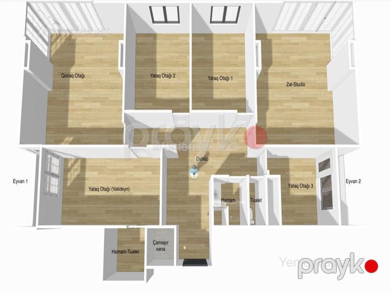Satılır 5 otaqlı Bina evi menzil (Yeni tikili), 156.5 m², Yasamal rayonu — Mənzil, Bakı (2)