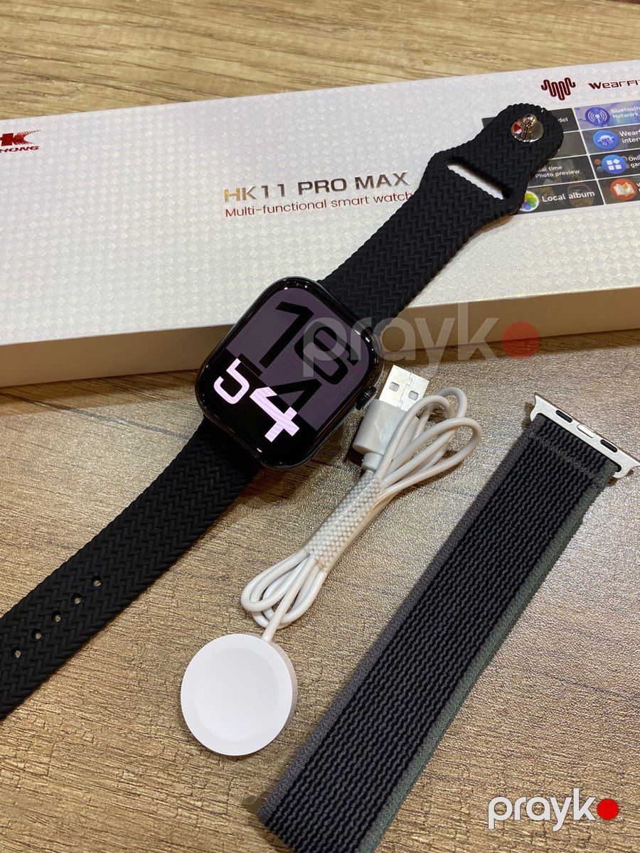 HK11 pro max black — Ağıllı saatlar və biləkliklər, Bakı (3)