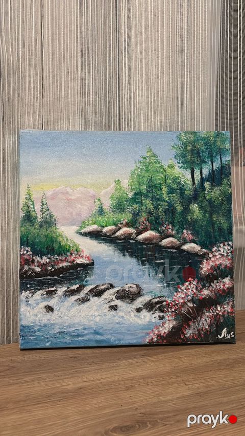 Yağlı boya ilə çəkilmiş əl işi rəsm satılır 39 azn Ölçü 40x30 — Bakı