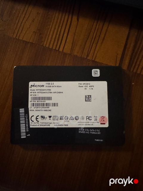 SSD Micron 512GB — Bakı