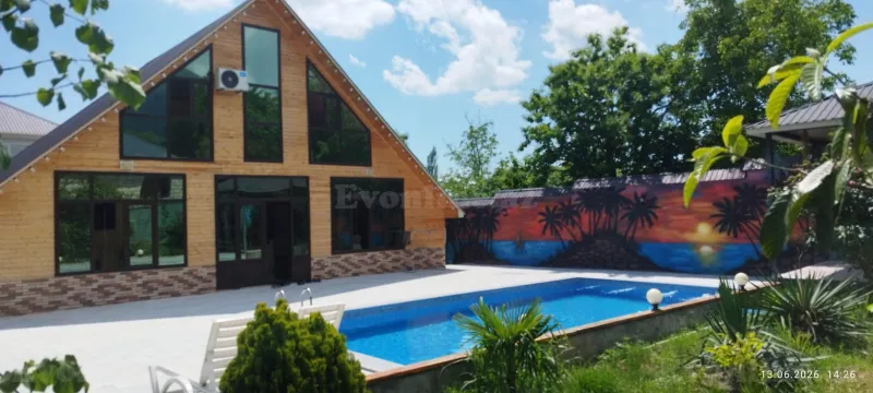 Satılır 5 otaqlı Həyət evi 160 m² Qəbələ — Ev, villa, Qəbələ (2)