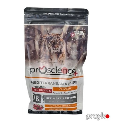 Quru yem Pro Science Mediterranean Recipe Sterilised Urinary Care, toyuq əti ilə 1 kq çəki ilə — Bakı