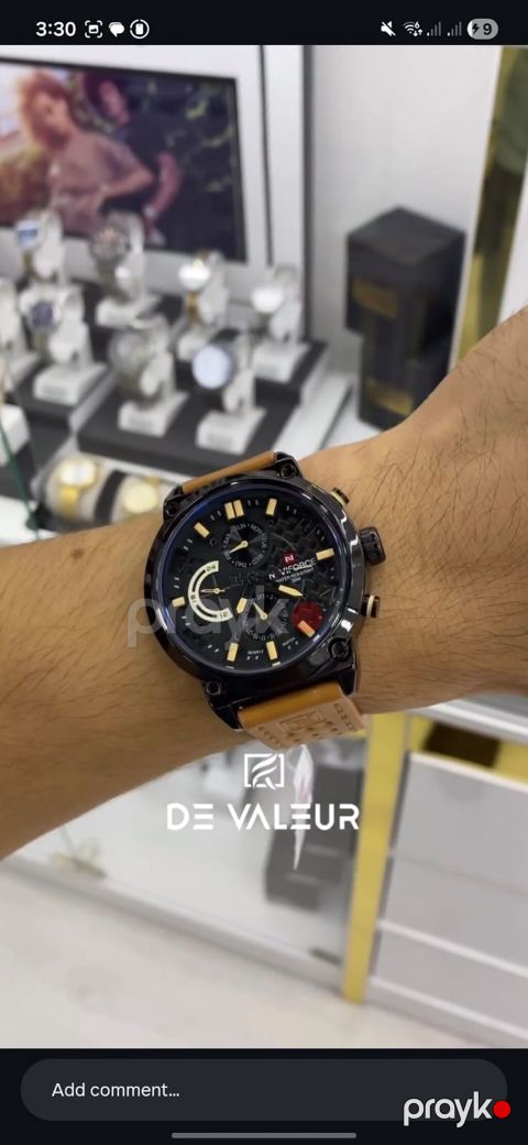 Naviforce original qol saatı. Yenıce hedıyye olunub hec bır defede — Bakı