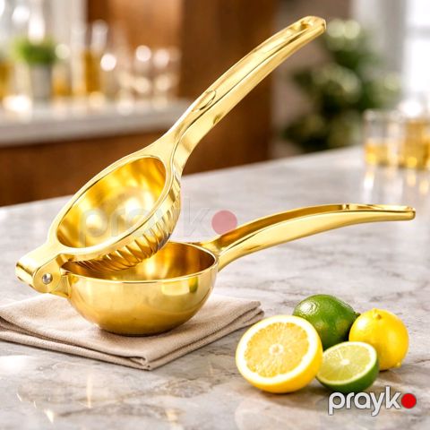 Sitrus üçün press, paslanmayan polad, qızılı, 25x5x2 sm — Bakı