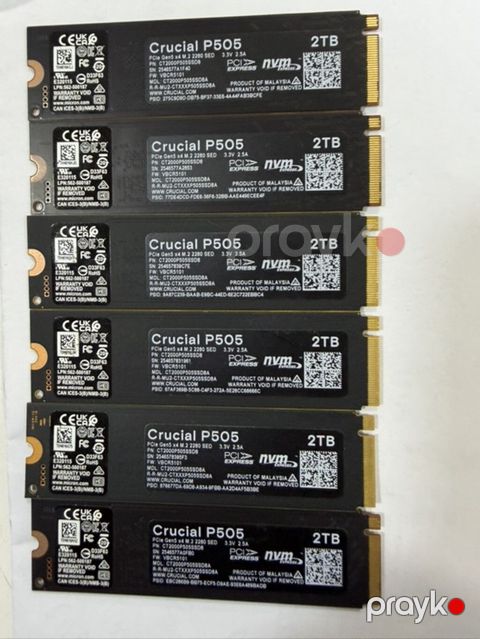 Crucial P505 2TB NVMe M.2 SSD - PCIe Gen5 x4 interfeysi – son nəsil — Sumqayıt