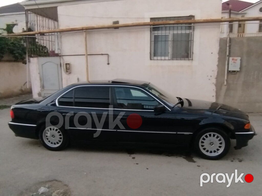 BMW 740, 4.4 L, 1998 il, 316 115 km — Avtomobillər, Bakı (12)