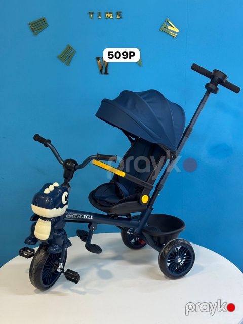 Uşaqlar üçün üçtəkərli velosiped, mavi, 1-5 yaş — Bakı