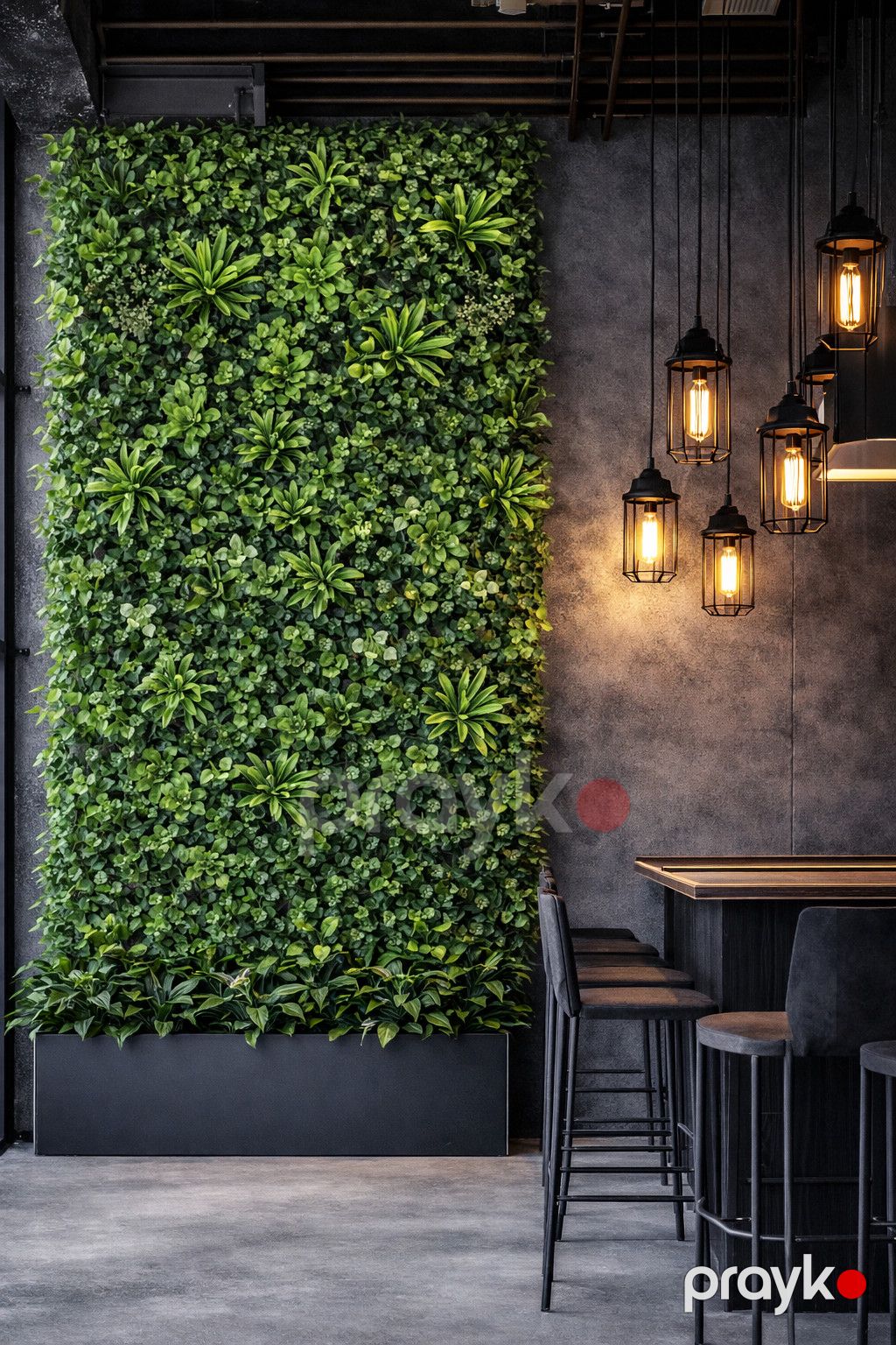 Süni yaşıllıq divar paneli 66s, plastik, 50x50 sm — Mallar, Bakı (2)