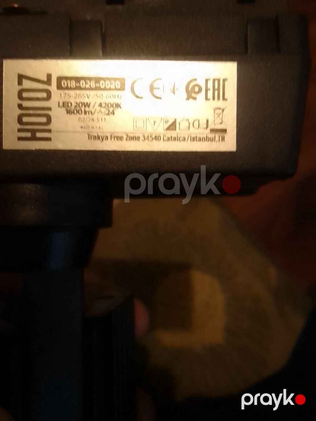 Horoz LED trek proyektoru - Model: 018-026-0020 - Güc: 20W LED — Proyektor, Bakı (2)