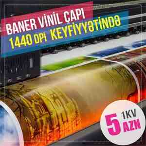 Banner vinil çap işləri — Bakı