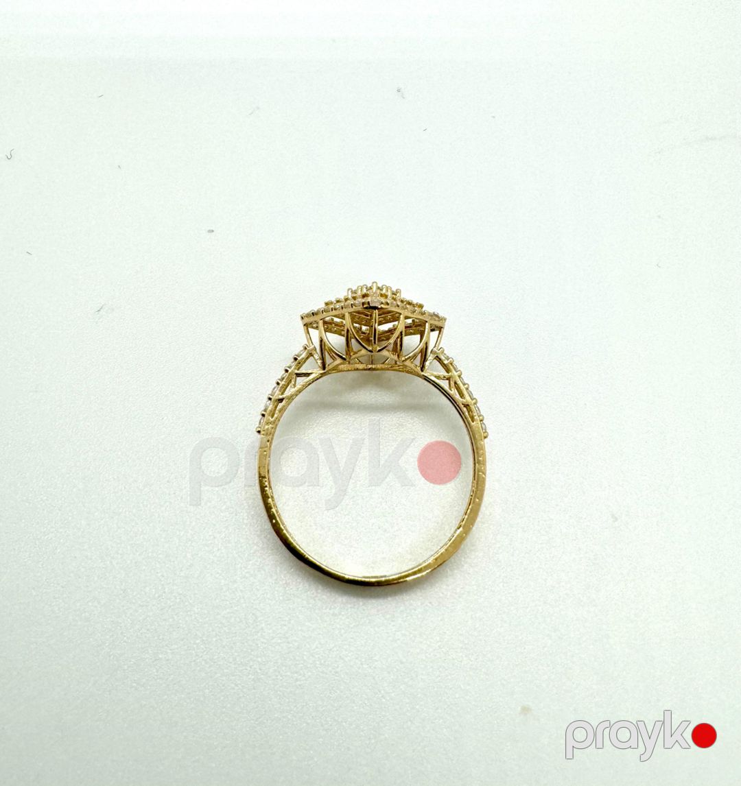 Qadınlar üçün üzük VJ530031, qızıl 585 əyar — Mallar, Bakı (2)
