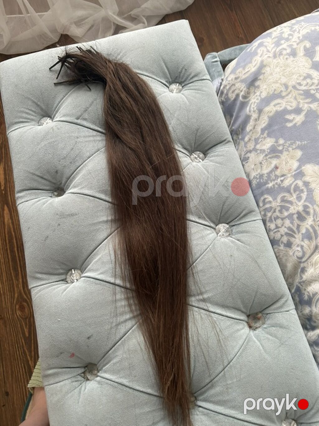 100qrami 230azna alinib keratinli kimidi bir baglamadaki sac 185azna — Saç qayığı, Gəncə (2)