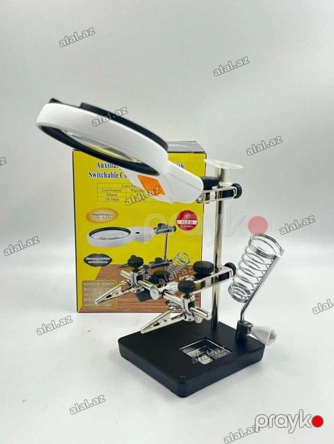 Lupa MG16129-AC1 Lupa MG16129-AC1 – LED İşıqlı Mikroskoplu Böyüdücü — Bakı