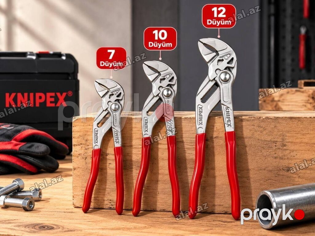 Knipex kəlbətin açarı 7 düyüm/ 10 düyüm /12 düyüm Knıpex kəlbətin — Alətlər, Bakı (2)