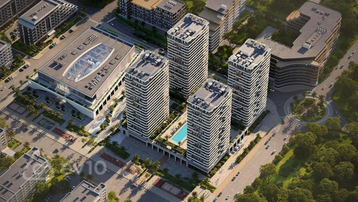 1 otaqlı mənzil, 56.3 m², Sea Breeze Resort — Mənzil, Bakı (6)