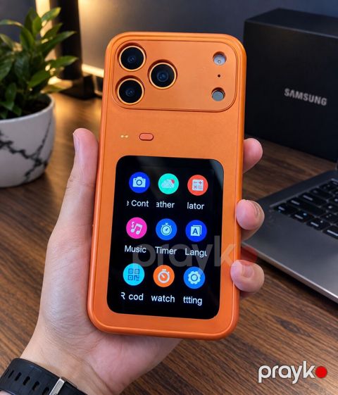 Məhsul: Arxa ekranlı qoruyucu smartfon qabı (narıncı) Xüsusiyyətlər — Xırdalan