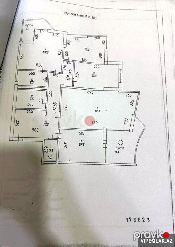 Nəsimi rayonunda 4 otaqlı Yeni tikili Satılır, 205 m² — Mənzil, Bakı (2)
