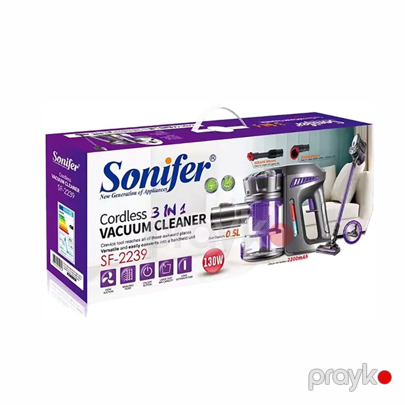 Sonifer SF-2239 Portativ Əl Tozsoranı – 130W Güclü Təmizlik — Tozsoran, Bakı (4)