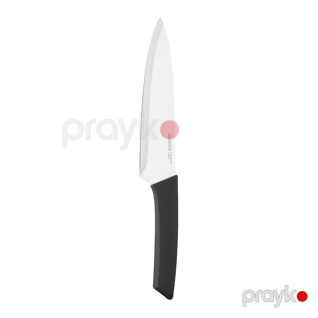 Aşpaz-bıçağı Ardesto Gemini Gourmet AR2131SB, tiyə 20 sm, polad, plastik tutacaq, qara - AR2131SB — Mallar, Bakı (2)
