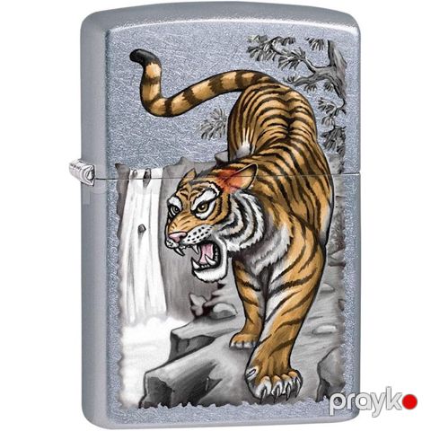 Alışqan Zippo Tiger on Ledge Street Chrome 80705 — Bakı