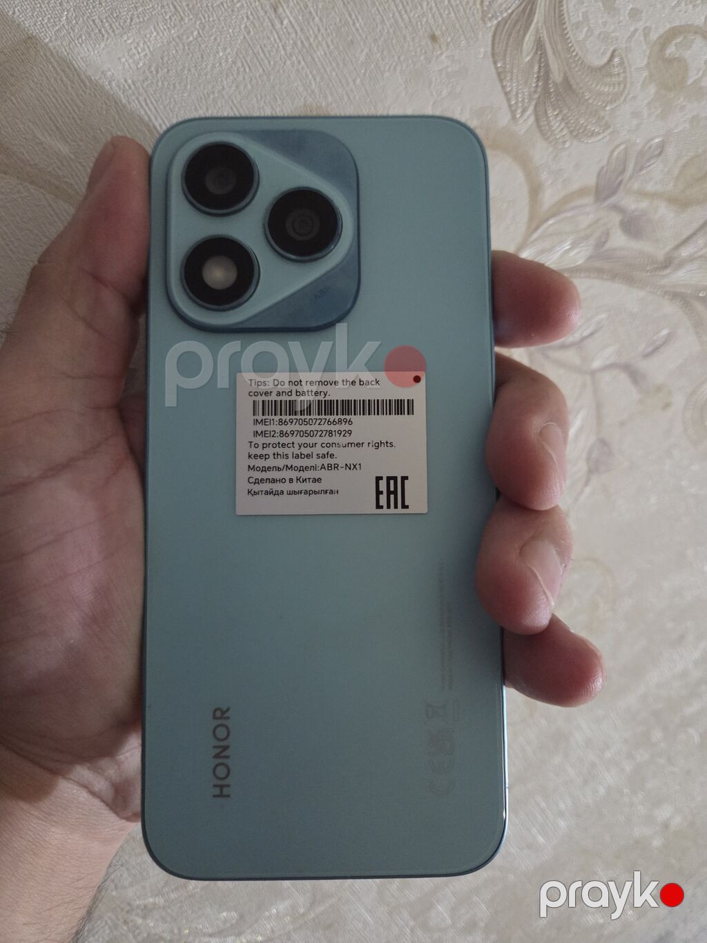 Honor 400 Lite, 256 GB, rəng - Mavi, Barmaq izi — Honor, Bakı (4)