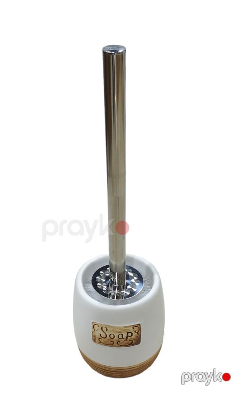 Unitaz üçün fırça HomeStore 9U4, keramika, ağ, 37x10 sm — Bakı