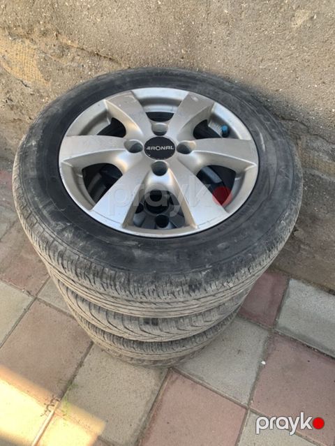 4 ədəd disklə birlikdə şin komplekti 15 lik 4 bolt diks teker satilir — Masazır