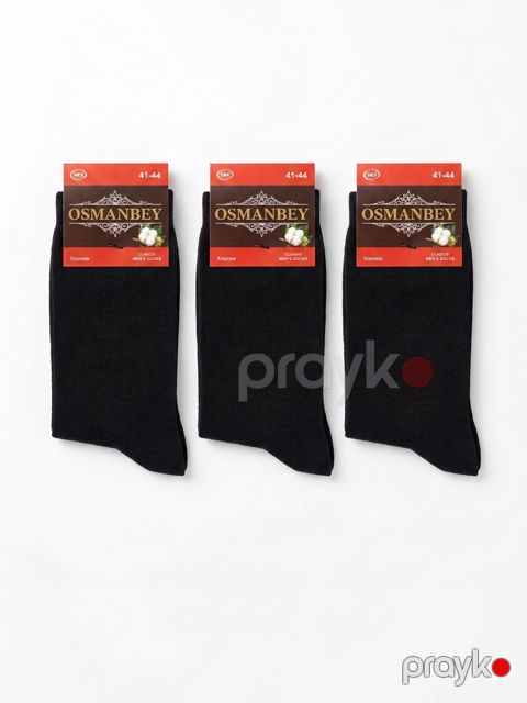 Corab dəsti kişilər üçün ES008, qara, laykra,10 cüt, ölçü 41-44 — Bakı