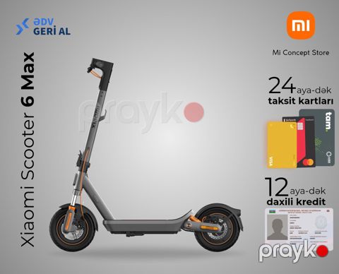 Elektrikli skuter "Xiaomi Scooter 6 Max" — Bakı
