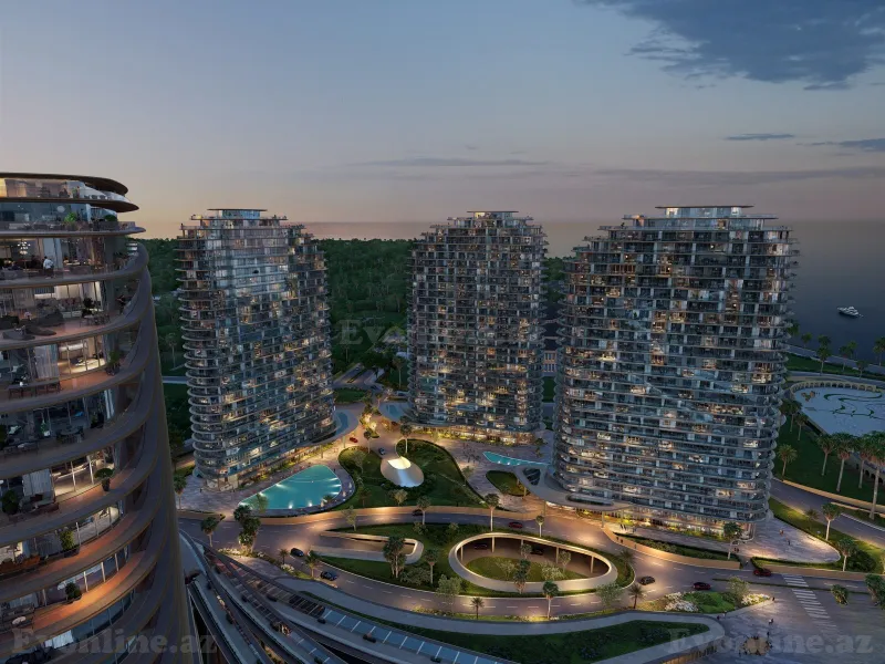 Satılır 1 otaqlı Mənzil Yeni tikili 299 m² Bakı, Sabunçu r., Sea Breeze — Mənzil, Bakı (3)