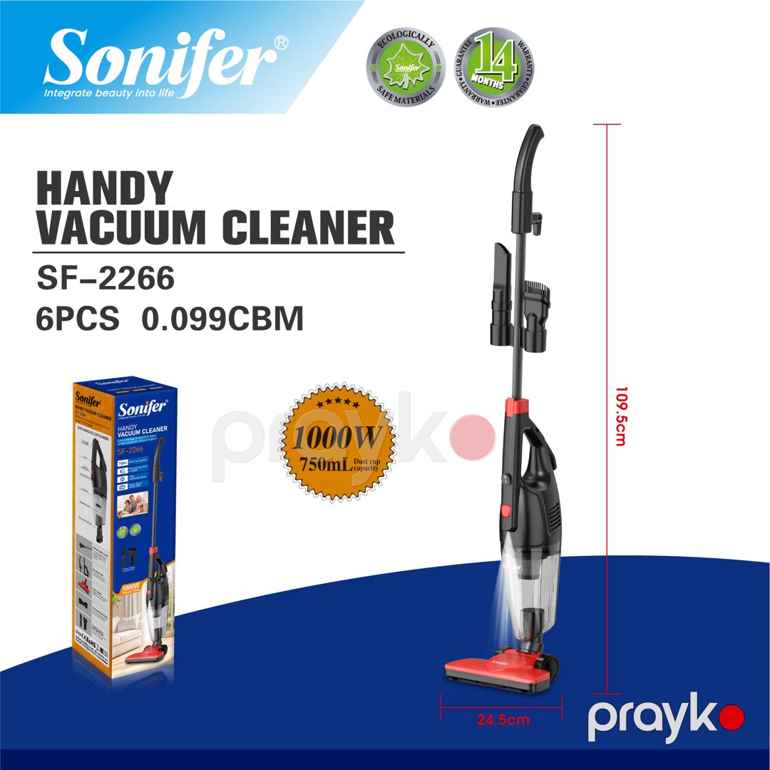 Sonifer SF-2266 Portativ Əl və Dik Tozsoran – 1000W Güclü Sovurma — Tozsoran, Bakı (4)