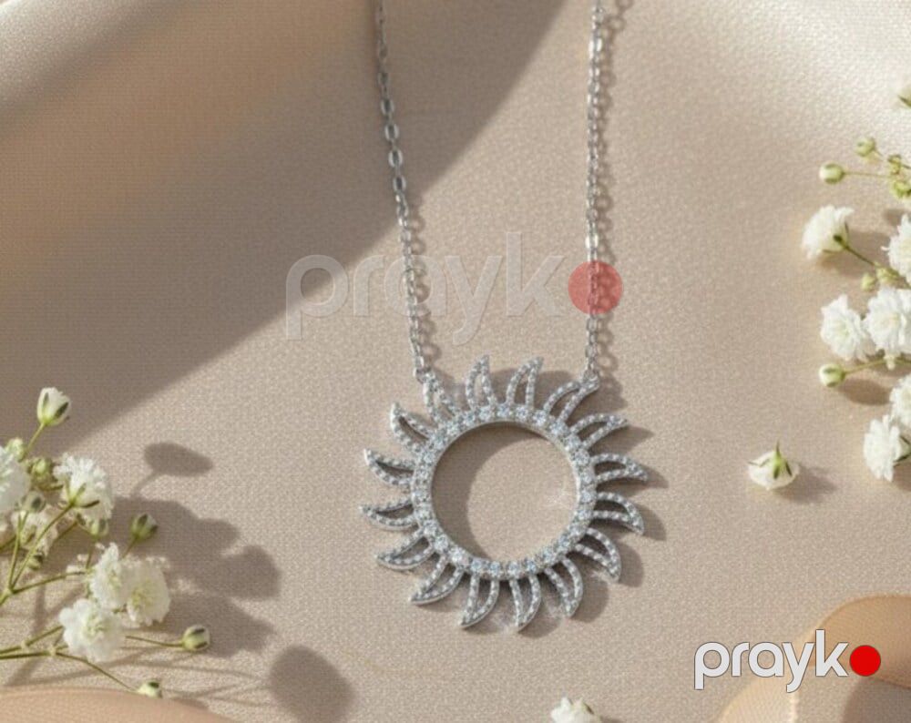 Boyunbağı qadınlar üçün GRM-001, polad, gümüşü — Mallar, Bakı (2)